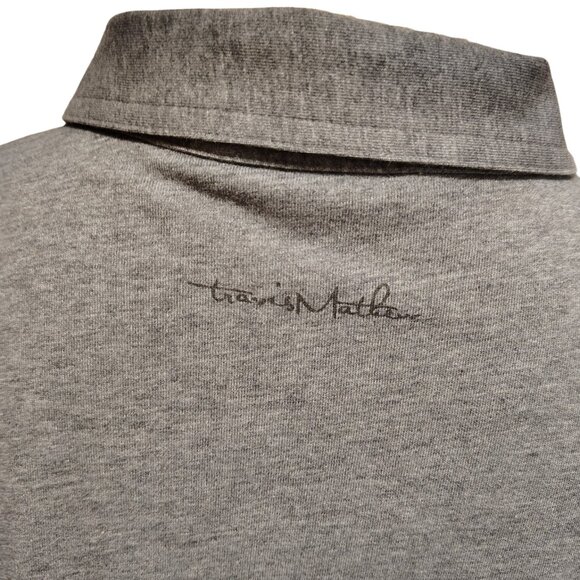 Travis Mathew Gray WERE DANCIN Performance Polo L - Picture 7 of 8